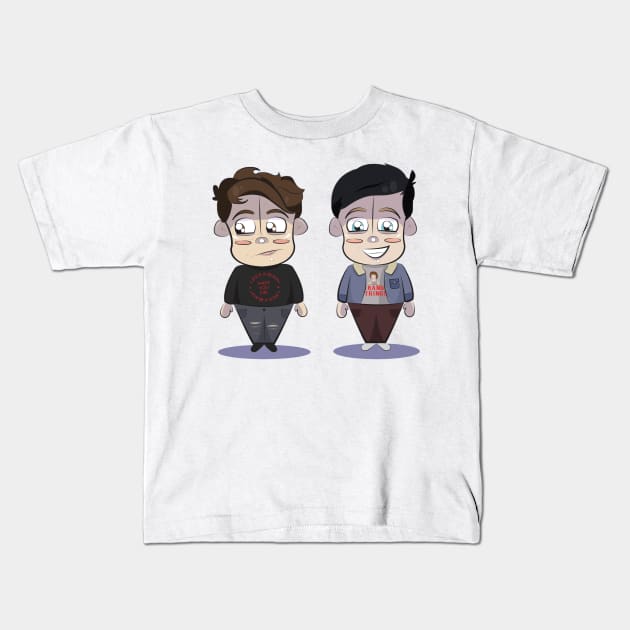 Dan and Phil Kids T-Shirt by addelinreplogle